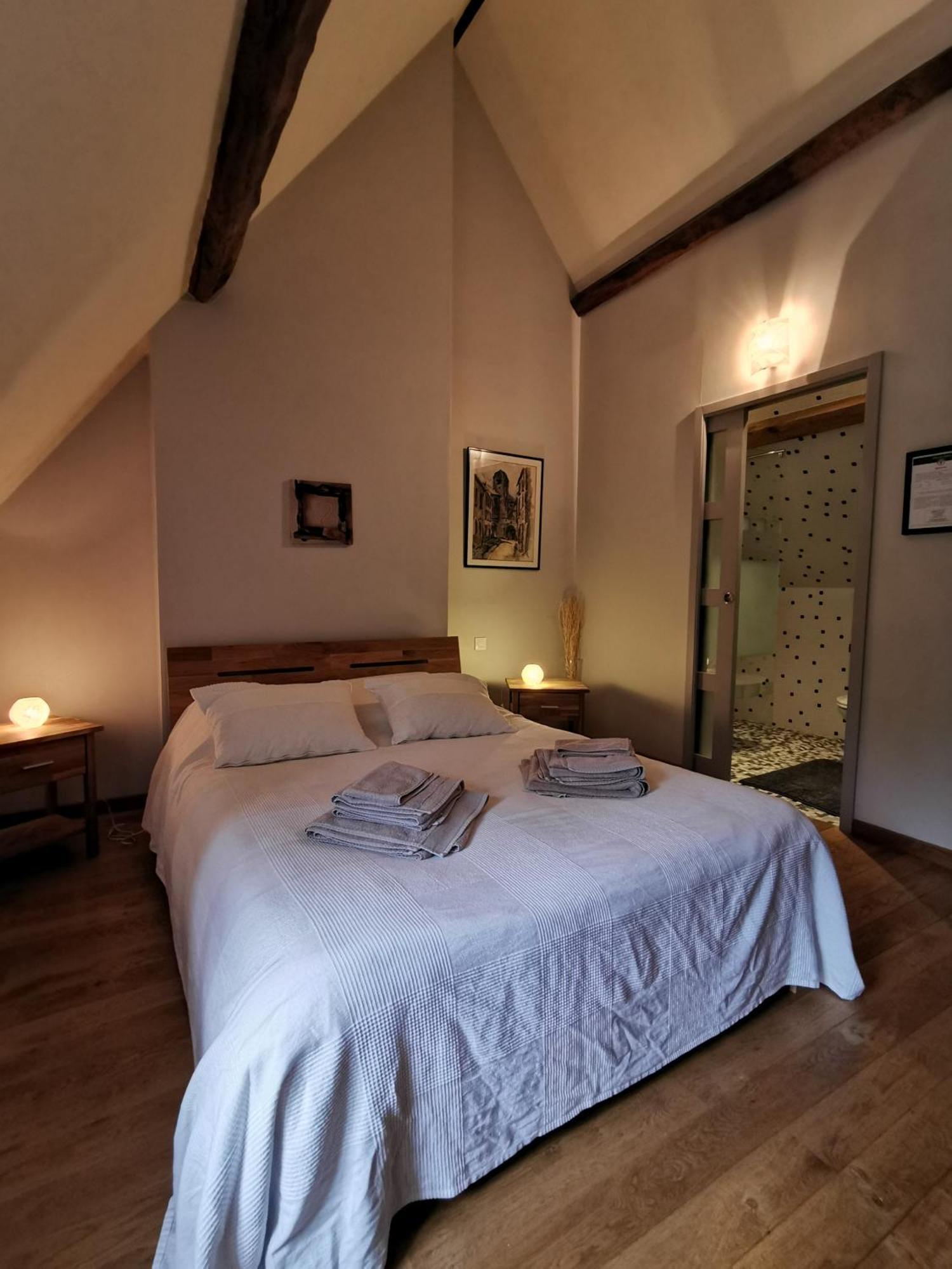 Bed and Breakfast Le Petit Moulin à Faverelles Chambre photo